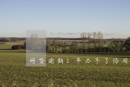 网贷逾期2年办不了信用卡 网贷逾期2年办不了信用卡