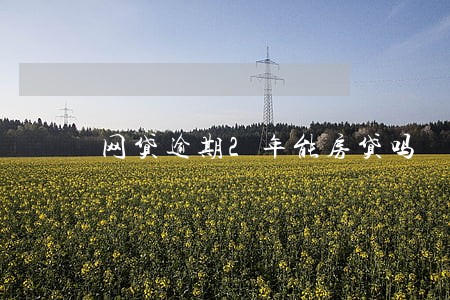 网贷逾期2年能房贷吗 网贷逾期2年能房贷吗