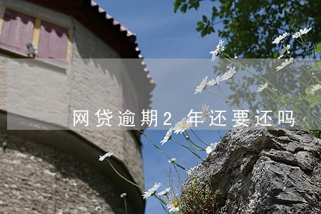 网贷逾期2年还要还吗 网贷逾期2年还要还吗