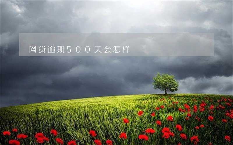 网贷逾期500天会怎样