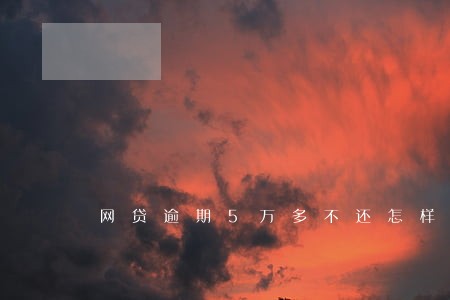 网贷逾期5万多不还怎样 网贷逾期5万多不还怎样