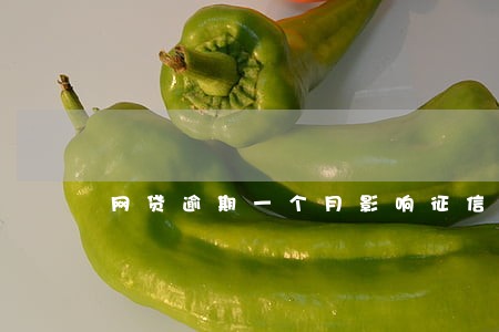 网贷逾期一个月影响征信吗 网贷逾期一个月影响征信吗
