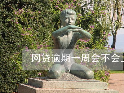 网贷逾期一周会不会上征信