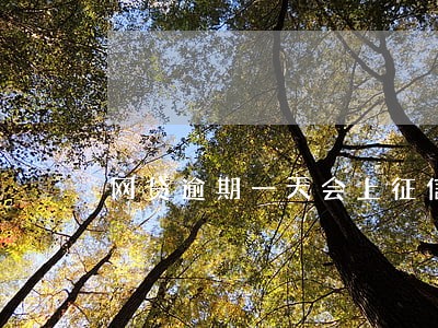 网贷逾期一天会上征信么 网贷逾期一天会上征信么