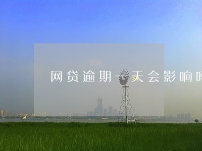 网贷逾期一天会影响吗