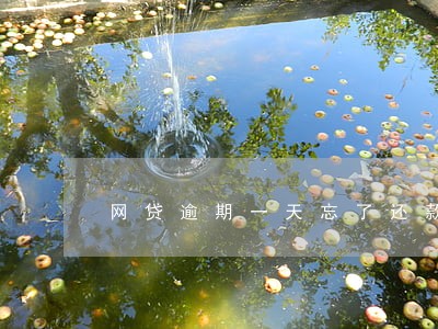网贷逾期一天忘了还款 网贷逾期一天忘了还款