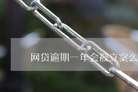 网贷逾期一年会被立案么 网贷逾期一年会被立案么