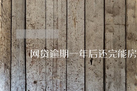网贷逾期一年后还完能房贷吗 网贷逾期一年后还完能房贷吗