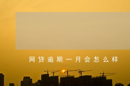 网贷逾期一月会怎么样 网贷逾期一月会怎么样