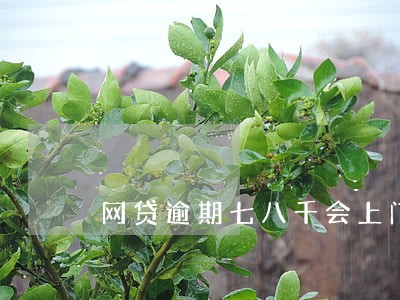 网贷逾期七八千会上门吗 网贷逾期七八千会上门吗