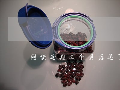 网贷逾期三个月后还了会怎么样 网贷逾期三个月后还了会怎么样