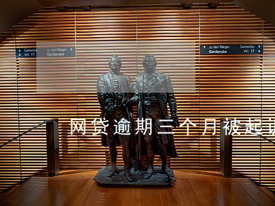 网贷逾期三个月被起诉了 网贷逾期三个月被起诉了