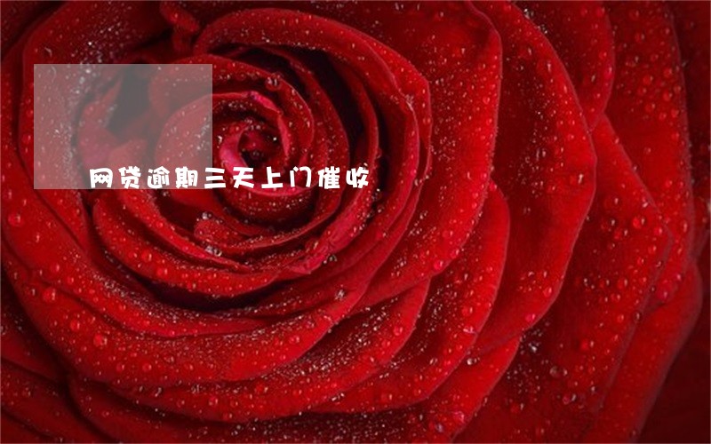 网贷逾期三天上门催收 网贷逾期三天上门催收