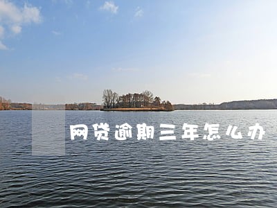 网贷逾期三年怎么办 网贷逾期三年怎么办
