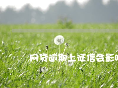 网贷逾期上征信会影响什么 网贷逾期上征信会影响什么