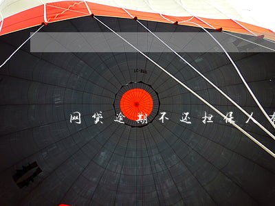 网贷逾期不还担保人有什么责任 网贷逾期不还担保人有什么责任