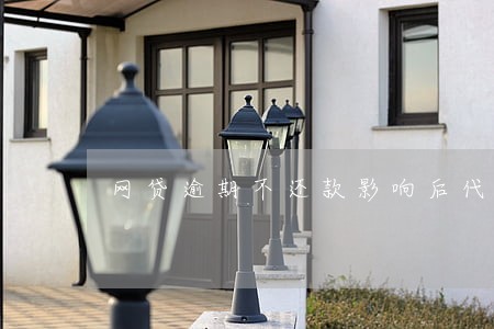 网贷逾期不还款影响后代吗 网贷逾期不还款影响后代吗