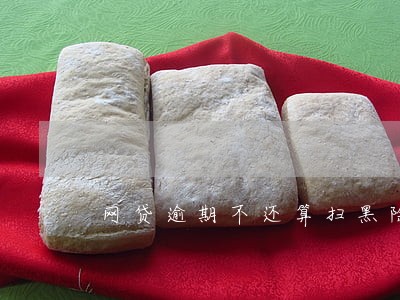 网贷逾期不还算扫黑除恶吗 网贷逾期不还算扫黑除恶吗