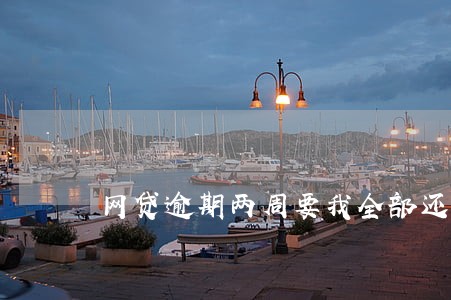 网贷逾期两周要我全部还 网贷逾期两周要我全部还