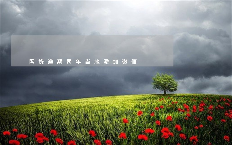 网贷逾期两年当地添加微信 网贷逾期两年当地添加微信