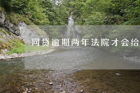 网贷逾期两年法院才会给立案吗 网贷逾期两年法院才会给立案吗