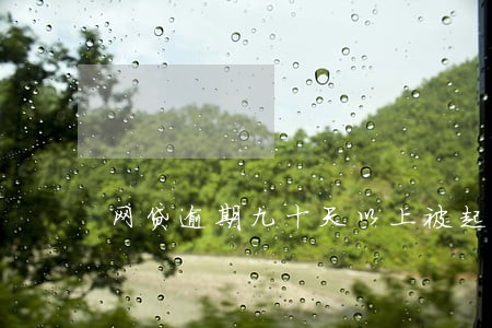 网贷逾期九十天以上被起诉 网贷逾期九十天以上被起诉