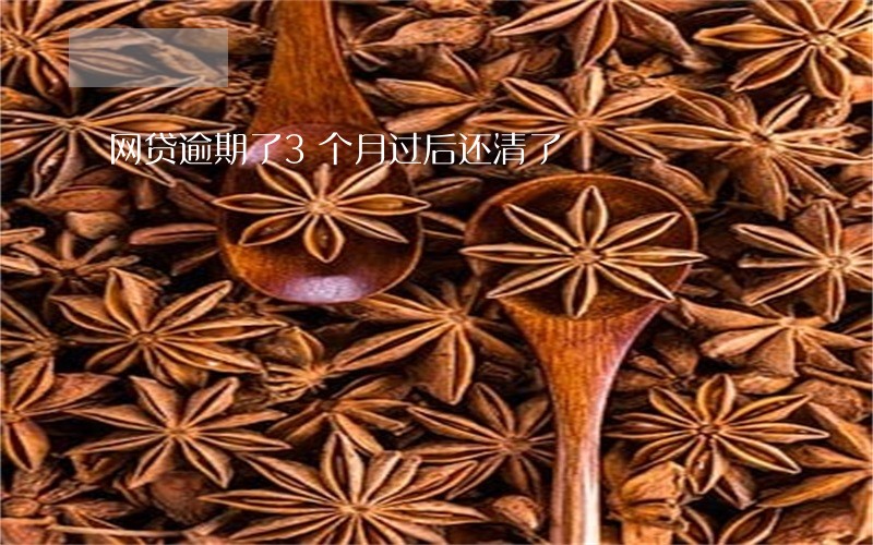 网贷逾期了3个月过后还清了 网贷逾期了3个月过后还清了