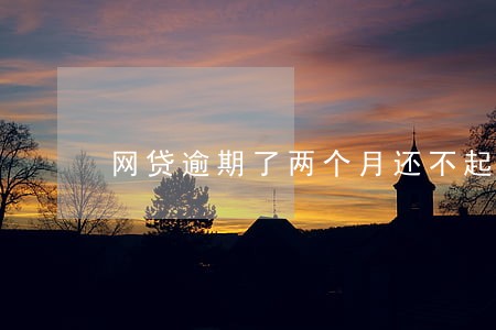 网贷逾期了两个月还不起 网贷逾期了两个月还不起
