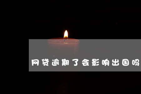 网贷逾期了会影响出国吗 网贷逾期了会影响出国吗