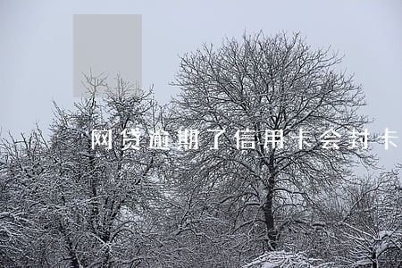 网贷逾期了信用卡会封卡么