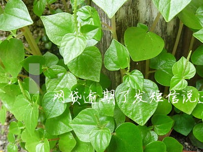 网贷逾期了发短信说过来结款 网贷逾期了发短信说过来结款