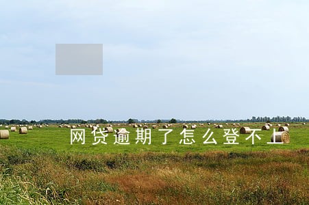 网贷逾期了怎么登不上 网贷逾期了怎么登不上