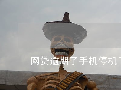 网贷逾期了手机停机了