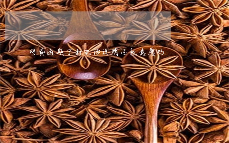 网贷逾期了打电话说明还款意愿吗 网贷逾期了打电话说明还款意愿吗