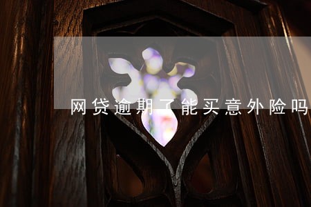 网贷逾期了能买意外险吗 网贷逾期了能买意外险吗