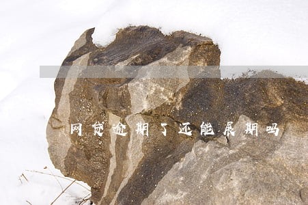 网贷逾期了还能展期吗 网贷逾期了还能展期吗