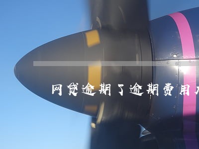 网贷逾期了逾期费用太高 网贷逾期了逾期费用太高