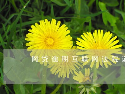 网贷逾期互联网法院证据保全 网贷逾期互联网法院证据保全