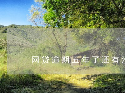 网贷逾期五年了还有没有法律效力 网贷逾期五年了还有没有法律效力