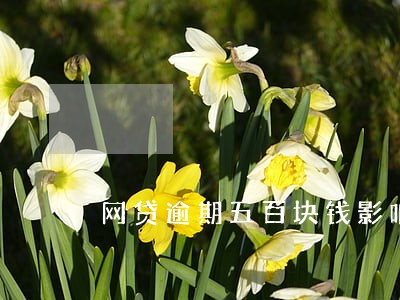 网贷逾期五百块钱影响车贷吗 网贷逾期五百块钱影响车贷吗