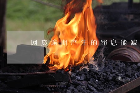 网贷逾期产生的罚息能减免吗 网贷逾期产生的罚息能减免吗