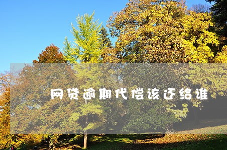 网贷逾期代偿该还给谁