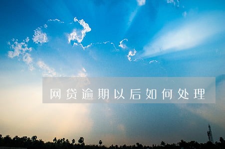 网贷逾期以后如何处理 网贷逾期以后如何处理