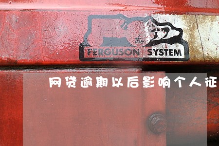 网贷逾期以后影响个人征信吗 网贷逾期以后影响个人征信吗
