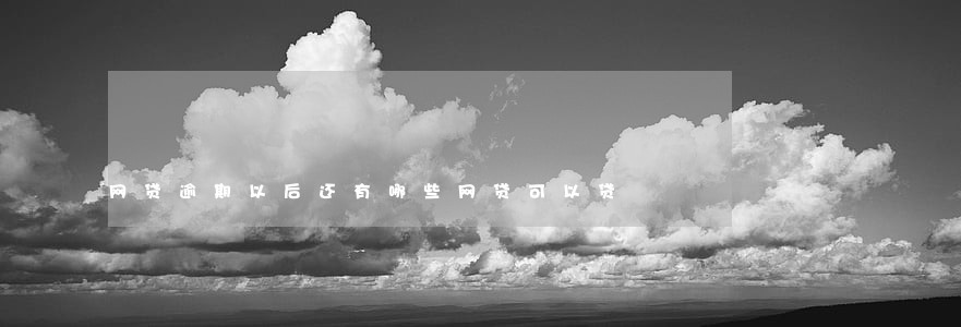 网贷逾期以后还有哪些网贷可以贷 网贷逾期以后还有哪些网贷可以贷