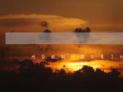 网贷逾期仲裁立案了到底该怎么做 网贷逾期仲裁立案了到底该怎么做