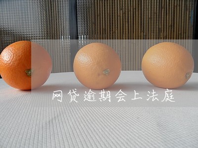 网贷逾期会上法庭 网贷逾期会上法庭