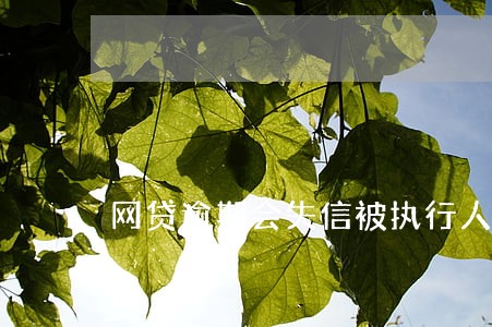 网贷逾期会失信被执行人名单嘛 网贷逾期会失信被执行人名单嘛