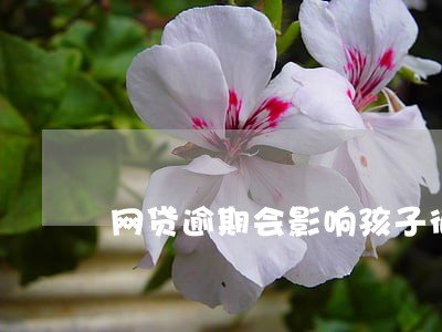 网贷逾期会影响孩子征兵吗 网贷逾期会影响孩子征兵吗