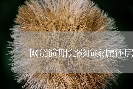 网贷逾期会影响家属还房贷吗 网贷逾期会影响家属还房贷吗